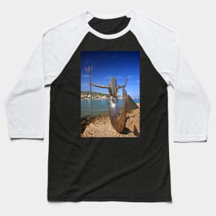 The Iron Mermaid of Spetses island Baseball T-Shirt